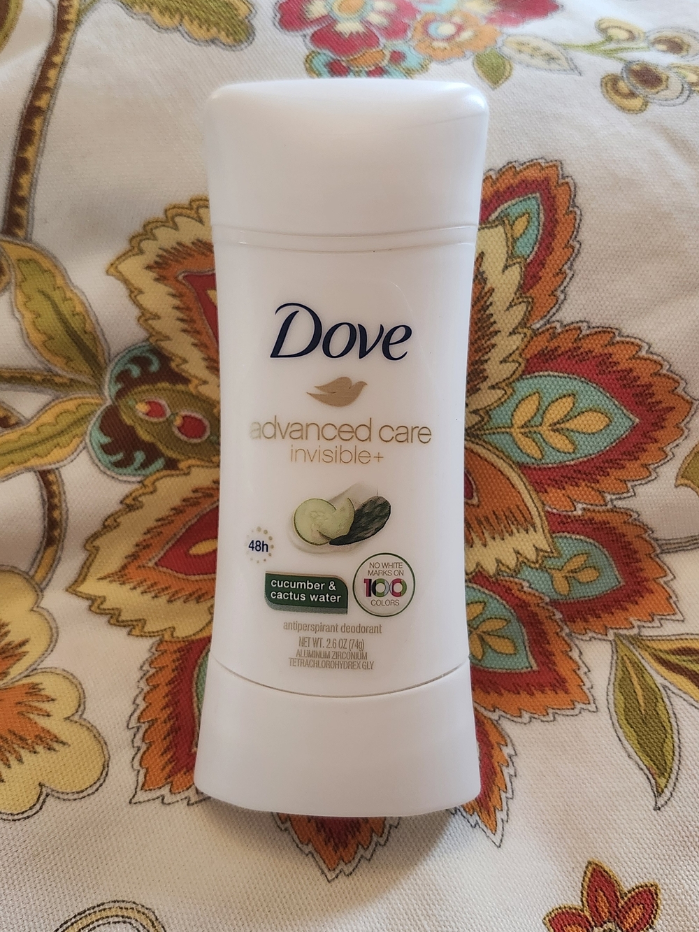Advanced Care Invisible+ Cucumber & Cactus Water Deodorant - White